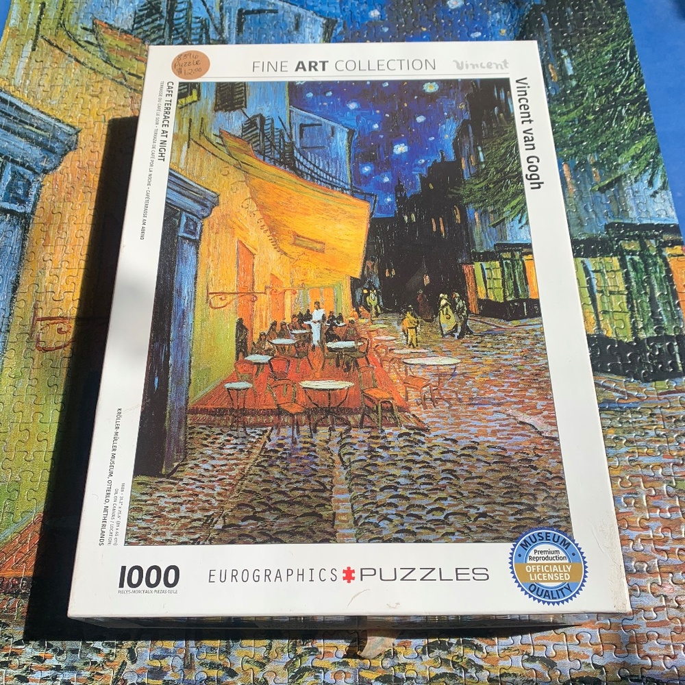 Eurographics  Vincent Van Gogh Coffee in the evening Puzzle 1000 Pieces